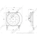 BH 1118160 Neue elektrische Auto-Heizkörperlüfter der neuen Ankunft